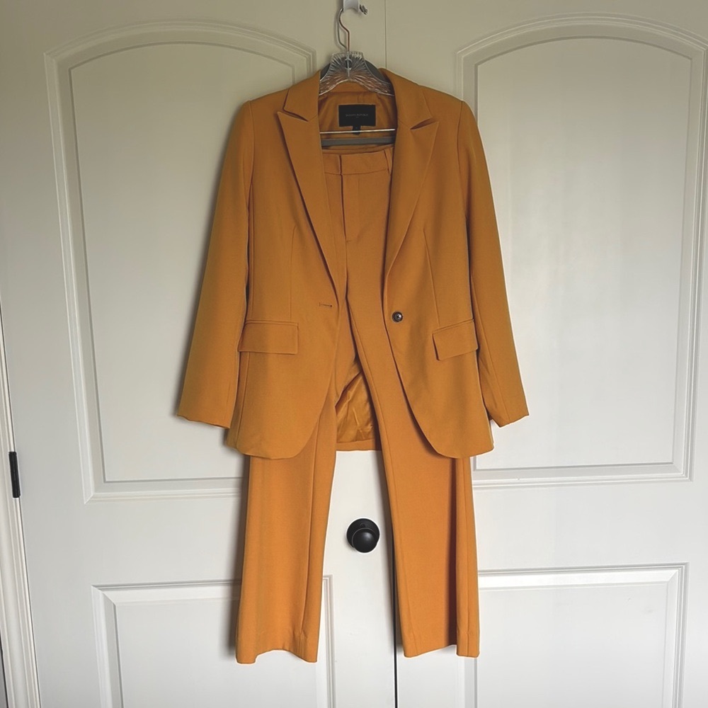 COPY - BR Mustard Blazer and Pants Set